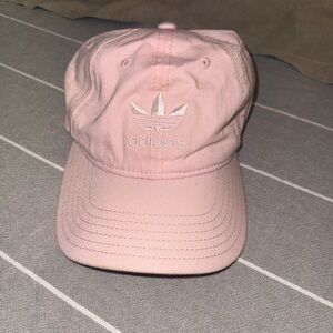 Pink Adidas denim hat